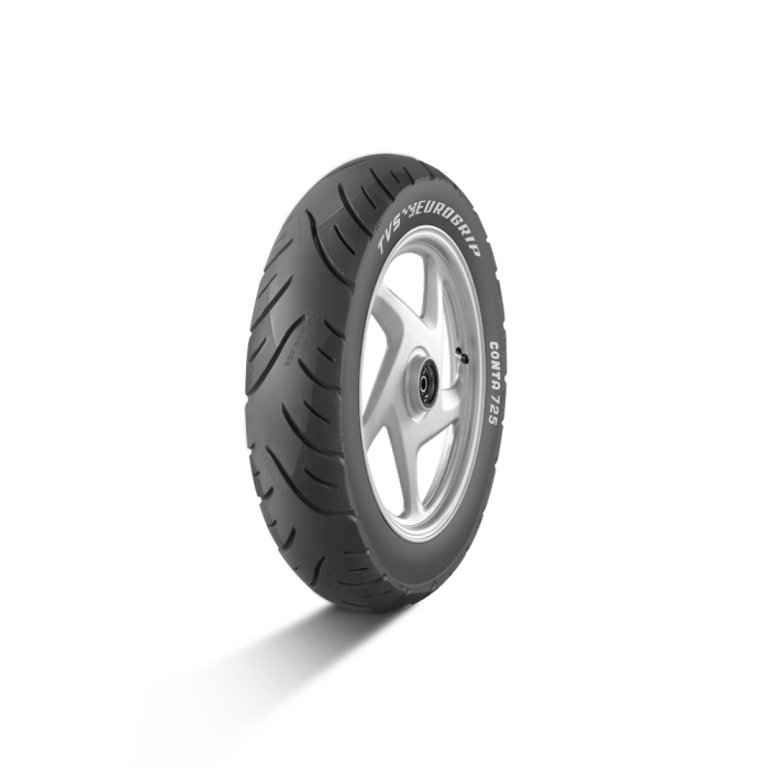 TVS Eurogrip Tyres 90 100 10 53J TEG CONTA725 TL Lt